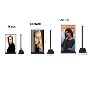 43 inch 50 inch di động có thể tháo rời màn hình cảm ứng tầng đứng quảng cáo hiển thị kỹ thuật số biển quảng cáo hiển thị kios - Product Image 6