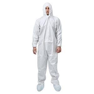 Overoles Desechables para Cuarto Limpio Junlong, Certificación ISO13485, Impermeables, Antiestáticos, <span class=keywords><strong>Película</strong></span> de PE Microporosa No Tejida para - Product Image 6