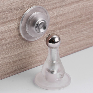 Soft Rubber Door Stopper Floor Mount PVC Cartoon Style Easy Installation For Rooms Bathrooms Bedrooms - Product Image 3