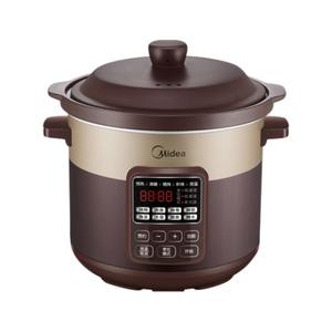Cuisinière électrique à cuisson lente Midea 4L avec cuve intérieure en céramique, intelligente et automatique, pour soupes et bouillies, usage domestique - Product Image 2