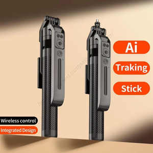 Trépied Perche à Selfie Intelligente C12 1,8M avec Rotation Automatique 360° et Détection Faciale IA, Flexible pour Téléphone – Vente en Gros Promotionnelle - Product Image 5