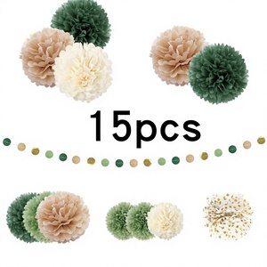 Colorful Birthday Party Decoration Set Paper Honeycomb Balls Star Banner Spiral Streamers Hanging Confetti - Product Image 1