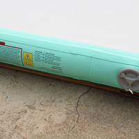 Planche de yoga gonflable en PVC Wake 2M avec une épaisseur de 10 à 30 cm, garantie de 3 ans, personnalisable pour les sports nautiques et les exercices