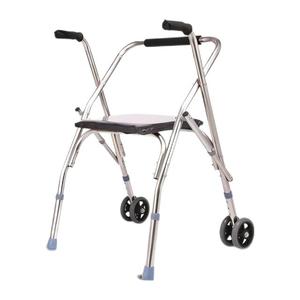 <span class=keywords><strong>Andador</strong></span> con ruedas de <span class=keywords><strong>aluminio</strong></span> duradero para ancianos y discapacitados con soporte de pie y rodillo con asiento para personas mayores y discapacitados - Product Image 4