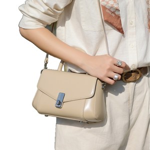 Sac à main pour femme en cuir véritable de haute couture, design décontracté, sac à main simple, luxueux, sac à bandoulière de grande capacité, sac bandoulière - Product Image 6