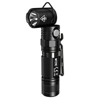 Lampe torche LED MT21C 1000 lumens, tête inclinable à 90 degrés, indice de protection IP67, rechargeable par USB, robuste pour le camping