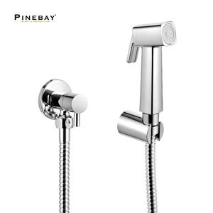 PINEBAY новый стиль самоочищающийся Туалет Shattaf настенный мусульманский душ ручной абс пластиковый набор распылителя биде - Product Image 2