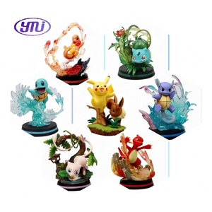 Figurines d'action d'anime Pokémon en gros, Pikachu, Ice-<span class=keywords><strong>vulpix</strong></span>, Fire Charmander, avec boîte de couleur - Product Image 1