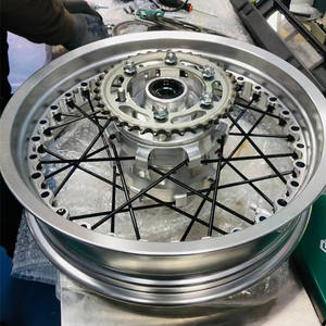 Ensemble de roues de frein à disque sans tube en carbone pour <span class=keywords><strong>Honda</strong></span>, alliage anodisé X-ADV <span class=keywords><strong>750</strong></span> - Product Image 1