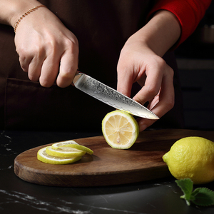 5 pollici <span class=keywords><strong>professionale</strong></span> Giapponese di damasco da cucina utility knife - Product Image 5