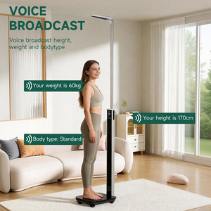 200กก. เครื่องวัดความสูงของ<span class=keywords><strong>ร่างกาย</strong></span>อัลตราโซนิก BMI เครื่องชั่งไขมันส่วนประกอบของร่างกายแบบดิจิตอล - Product Image 5