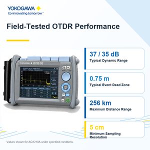 YOKOGAWA AQ1210A-HC-UFC Testeur de fibre optique SM portable double longueur d'onde 1310/1550nm IP51 USB-C 0,75m Précision - Product Image 6