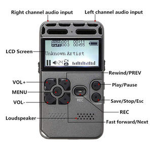 Enregistreur vocal numérique à écran couleur personnalisé, directement de l'usine, lecteur MP3, enregistreur audio portable pour réunions, étudiants, entretiens - Product Image 4