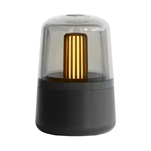 Lampu malam pemutar Audio portabel Kalonka Bass Super lampu malam lampu tidur lampu samping tempat tidur Speaker gigi biru dengan lampu
