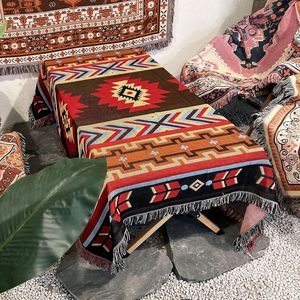 Throw Woven Blanket Reversible Hippie Bohemian Vintage Knitted <strong>Large</strong> Fringed Cotton Woven <strong>Tapestry</strong>