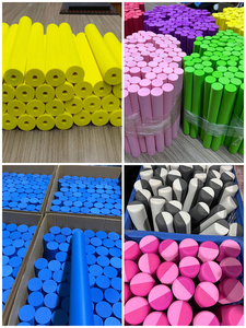 Fideos de <span class=keywords><strong>piscina</strong></span> al por mayor de espuma EVA suave flotante <span class=keywords><strong>redonda</strong></span> negra sólida con espuma Kid Character Foam Pipe Backer Rod para piscinas - Product Image 6