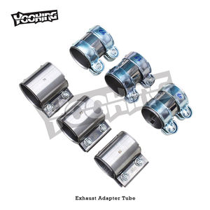 Tube de <span class=keywords><strong>manchon</strong></span> d'usine pour tous les modèles de voitures, réducteur de tuyau d'<span class=keywords><strong>échappement</strong></span> universel en acier inoxydable, accessoires avec 76/70/66/63/60 mm - Product Image 2