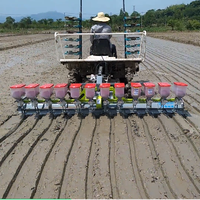 Semoir de riz à grande vitesse 8-10 rangs, machine à planter le riz, planteuse de riz, machine à semer les semis de riz