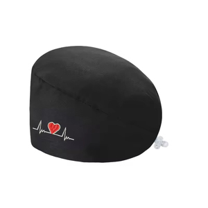 Bonnets chirurgicaux personnalisés doublés de satin avec boutons, imprimés de dessins animés, pour infirmières et médecins, vente en gros - Product Image 5