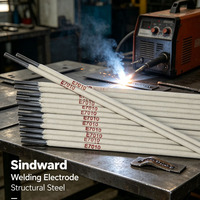 Electrodo de Soldadura de Acero al Carbono Plateado AWS 5.1 E7010 de Alta Resistencia, 2.5-5.0mm, para Estructuras de Acero Bajo en Carbono, CA/CC Directo