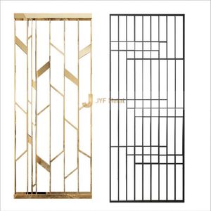 Fast Delivery Luxury Stainless Steel Translucent Movable Partition Restaurant Room Divider <b>Panels</b> Waterproof Feature Customized - Product Image 1