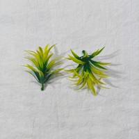 Plante Artificielle Herbe Aquatique 5 Couches, Herbe Ananas en Plastique, Feuillage Décoratif pour Composition Florale