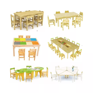 Ensemble de centre de garde d'enfants en plastique pour enfants utilisé enfant bois école Montessori pépinière préscolaire garderie fournitures meubles de maternelle - Product Image 5