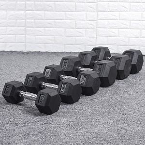 Çin üreticinin altıgen çelik dambıl Set 2.5-30kg kauçuk kaplama ile kollar ve bacaklar için 60kg Pushup Dumbells - Product Image 4