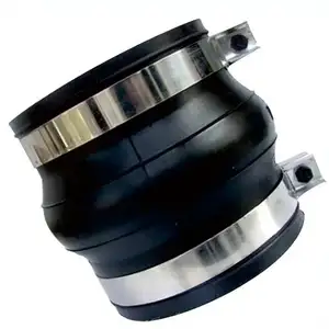 Clamp Type Pipe Connector Single Sphere Flexible Coupling EPDM Rubber Bellow Expansion Joint