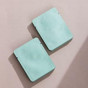 Sachets en papier coton personnalisés avec logo, mini-sachets carrés givrés pour échantillons de thé, emballage jetable pour aliments secs, petits sacs plats - Product Image 3