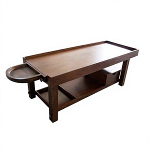 Lit en bois solide de <span class=keywords><strong>massage</strong></span> facial et extérieur de station thermale avec le cadre de <span class=keywords><strong>Shirodhara</strong></span> disponible pour des grossistes - Product Image 4