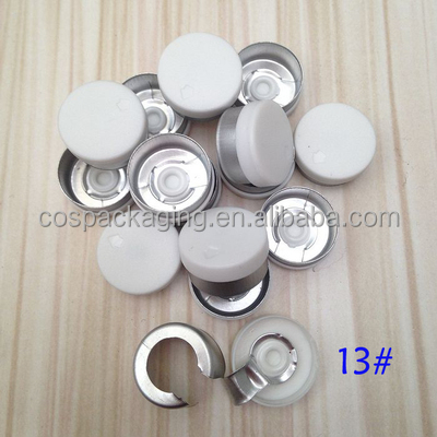 vial caps flip off transparent