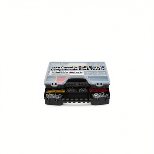 Boîte à outils Ttake Cassette Multi Store 13 compartiments noire 32,5x25x5 cm - Product Image 2