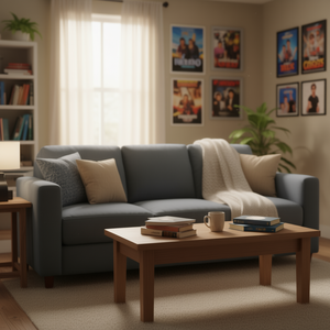 T-shirt iconica Friends blu scuro unisex per abbigliamento casual - Product Image 3