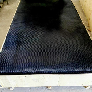 חורים בצורת יהלומים דקורטיביים השטוחים אלומיניום מורחבת רשת מתכת לתקרה וחזיתות - Product Image 6