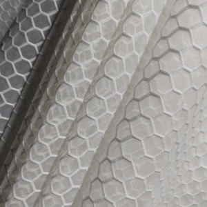 Tela de malla hexagonal Tela de poliéster <span class=keywords><strong>Pongee</strong></span> 50D Bolsa de peso ligero Mochila Tela acolchada - Product Image 2