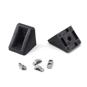 Nhà sản xuất ML-1013-8 RoHS 40l-joint 40*40mm 40x40mm đen Nylon góc khung từ nhiễm trùng đúc PA66 GF30 # ML-1013 - Product Image 4