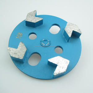 100mm 4 pouces 30 # disque abrasif diamant meulage pointu sol époxy béton Terrazzo OEM & OBM personnalisé pour meuleuse de sol en Chine - Product Image 3