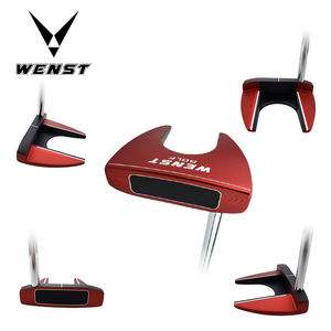 Putter de <span class=keywords><strong>golf</strong></span> portable de marque OEM haut de gamme, logo personnalisable, poignée en caoutchouc, manche en <span class=keywords><strong>graphite</strong></span> et <span class=keywords><strong>acier</strong></span> pour gaucher, avec sac inclus - Product Image 2