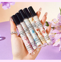 PINK SEA Coffret de 5 mini-parfums vaporisateurs de 10 ml, senteur florale fruitée fraîche, portable, parfum longue durée, kit cadeau pour femmes