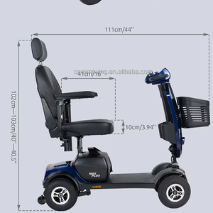 Four Wheels Electric Mobility Scooter Elderly Electric Scooter Elderly Four Wheels Handicap Scooters for Sale - Product Image 3