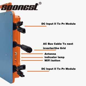 Smart Soonest Micro Onduleur Schéma Électrique Collegamenti Micro Onduleur Ac Câble de Connexion 2000W Micro Onduleur <span class=keywords><strong>Solaire</strong></span> - Product Image 6