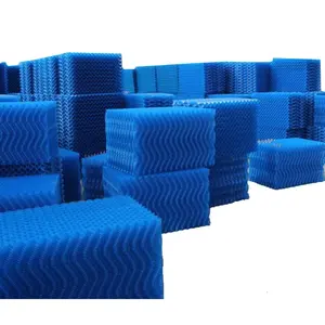 500*1000mm HoneyComb Plastic cooling pad Torre de resfriamento aletas pvc filler para torre de resfriamento