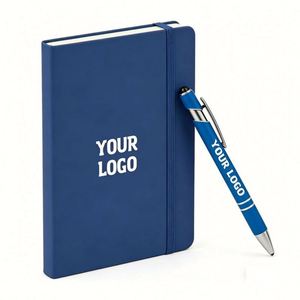 Custom Printed Pu Leather <b>A5</b> A6 Size Thread Binding Notebook Office School Paper Cover Journal <b>Diary</b> - Product Image 1