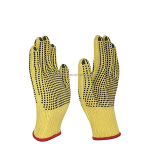 Guanti da Lavoro Antitaglio e Antiscivolo Resistenti, con Palmo Rivestito in Silicone, Protezione da Tagli/Perforazioni 7 oz, Resistenti al Calore - Product Image 4