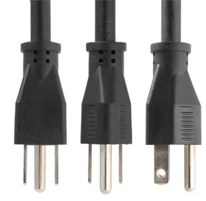 Nema 5-15P Usa Standaard 3 Pins Ac Netsnoer Spt Sjt Svt Sjtw Us Stekker Netsnoer Cul Kabel 3 Prong