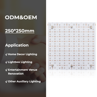 Panneau d'affichage matriciel LED numérique RVB flexible et programmable à 100 pixels, 250*250 mm, pleine couleur, avec USB/NFC IP54