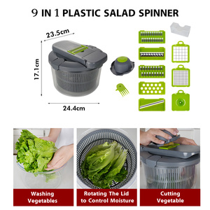 ชุดเครื่องหั่นผักอเนกประสงค์ 9 in 1 พร้อมที่ขูด ที่ตัด 5 ใบมีด ที่แยกไข่ และตัวป้องกันความปลอดภัย - Product Image 3