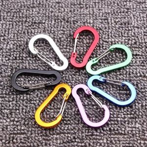 Manufacturers Supply High Quality No. 5 S-Shaped Spring Buckle Aluminum Alloy Carabiner Flat Wire Buckle