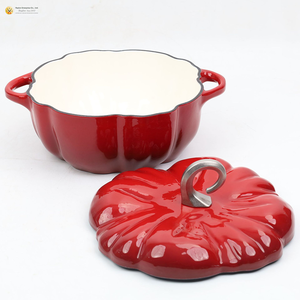 Marmite <span class=keywords><strong>à</strong></span> soupe en fonte émaillée <span class=keywords><strong>à</strong></span> double anse, grande capacité, robuste, de qualité commerciale, pour la cuisson au four, vente en gros, personnalisable - Product Image 6